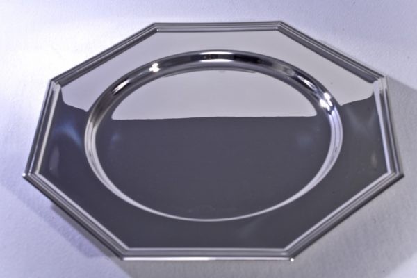 PATENA OCTOGONAL PLATEADA - Imagen 2