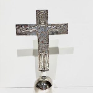 CRUZ SOBREMESA ITINERANTE BAÑO PLATA