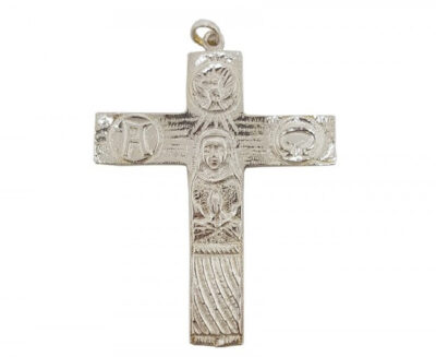 CRUZ BOLSILLO BAÑO PLATA - Imagen 2