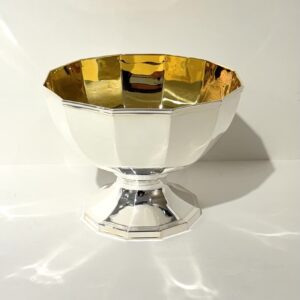 CALIZ OCTOGONAL PLATEADO BICOLOR