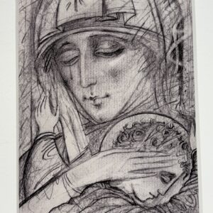 LIENZO MARÍA ABRAZO