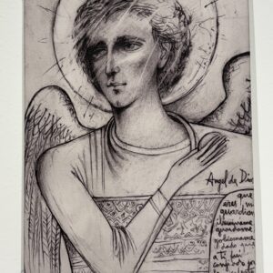 LIENZO ANGEL DE LA GUARDA