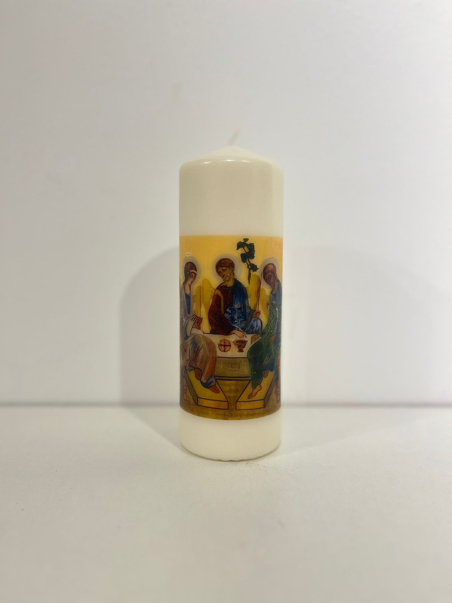 VELA CON ICONO "CENA" IMPRESO