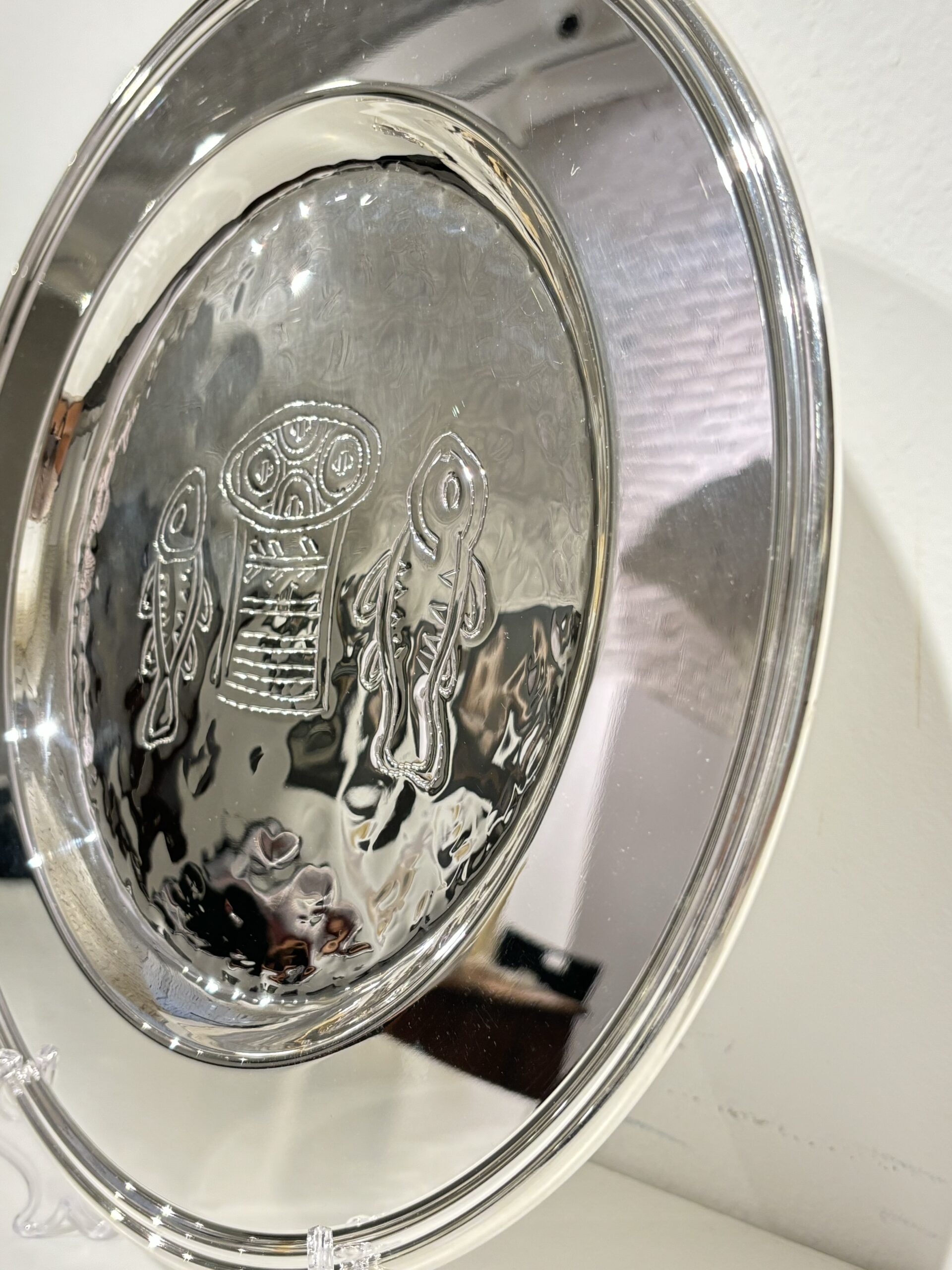 PATENA PRESIDENCIAL PECES PLATEADA - Imagen 2