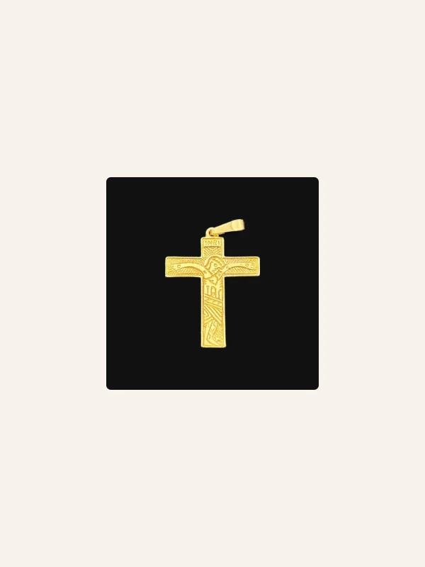 CRUZ ORO FAMILIA PEQUEÑA
