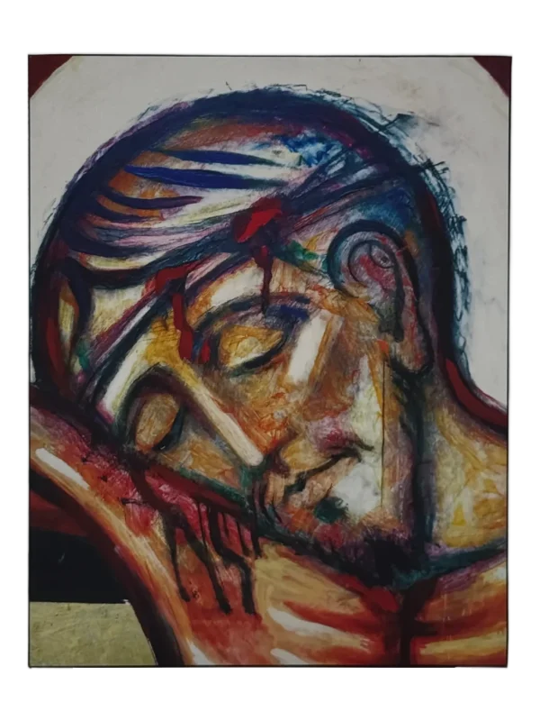ICONO CRISTO CRUCIFICADO 23X18CM