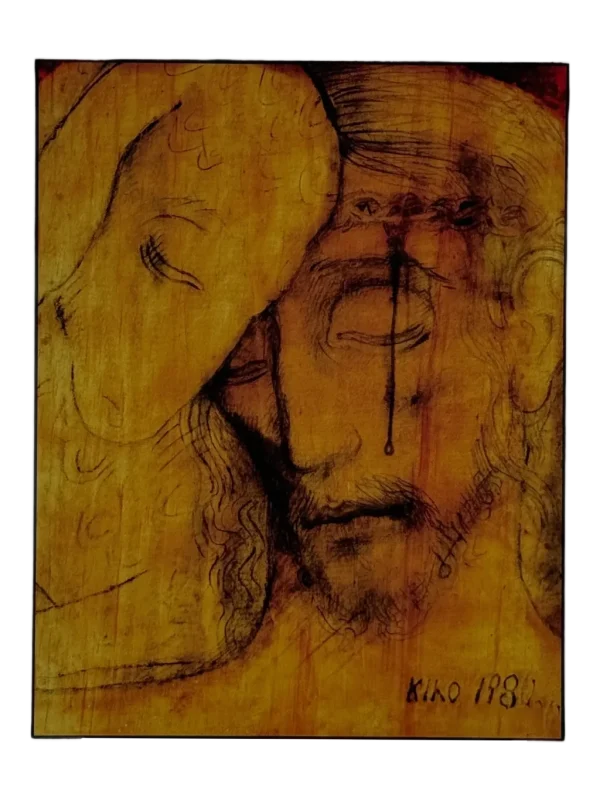 ICONO ROSTRO BUEN PASTOR AM 23CM
