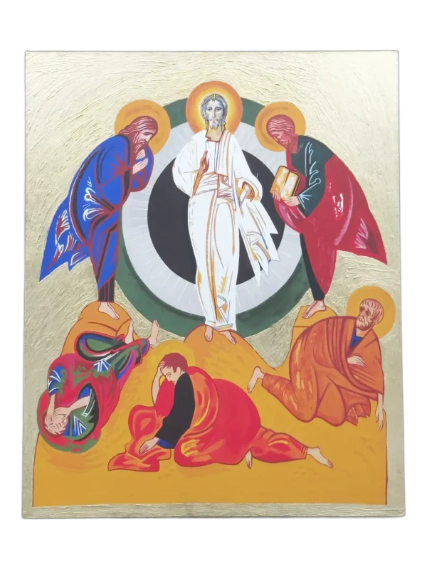 ICONO TRANSFIGURACION PAN DE ORO