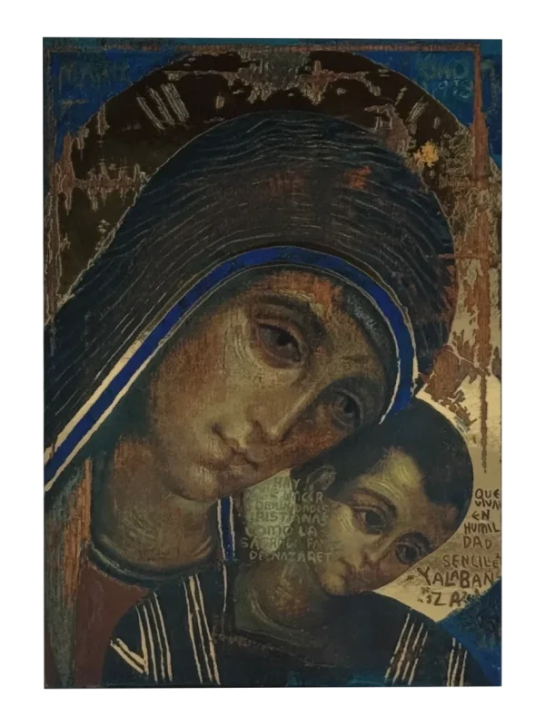 ICONO VIRGEN ORO 21CM