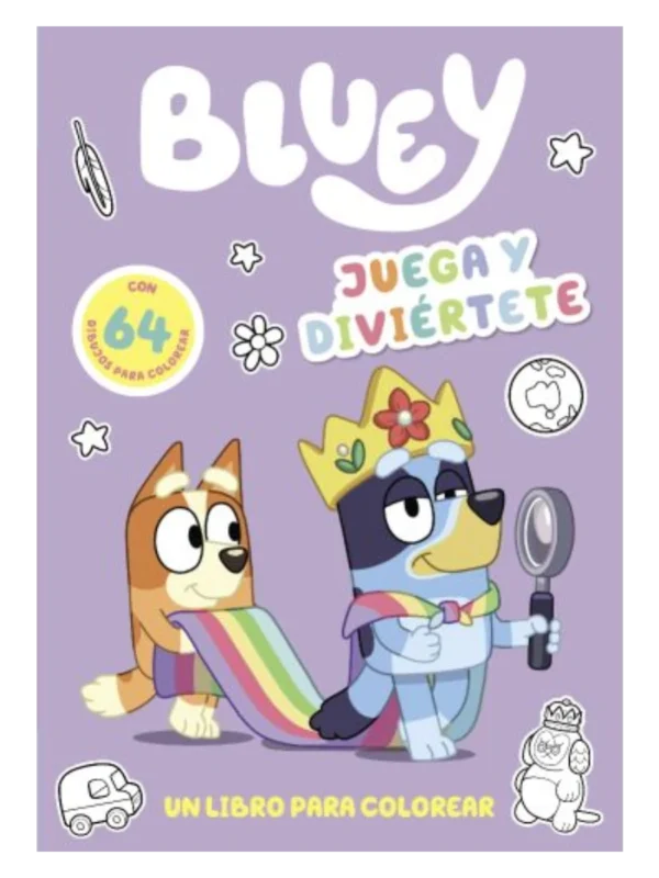 BLUEY. ACTIVIDADES - JUEGA Y DIVIÉRTETE. LIBRO PARA COLOREAR A BLUEY Y SUS AMIGO