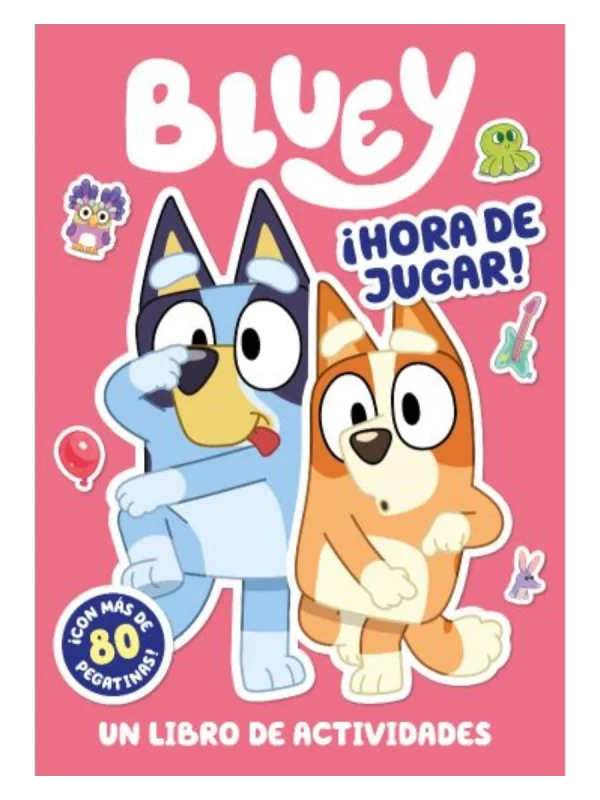 BLUEY. ACTIVIDADES - ¡HORA DE JUGAR! (EDICIÓN EN ESPAÑOL) - Un libro de actividades con pegatinas