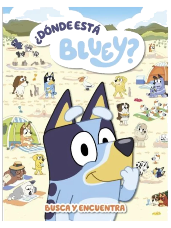 BLUEY. LIBRO JUGUETE - ¿DÓNDE ESTÁ BLUEY? (EDICIÓN EN ESPAÑOL) - Busca y encuentra