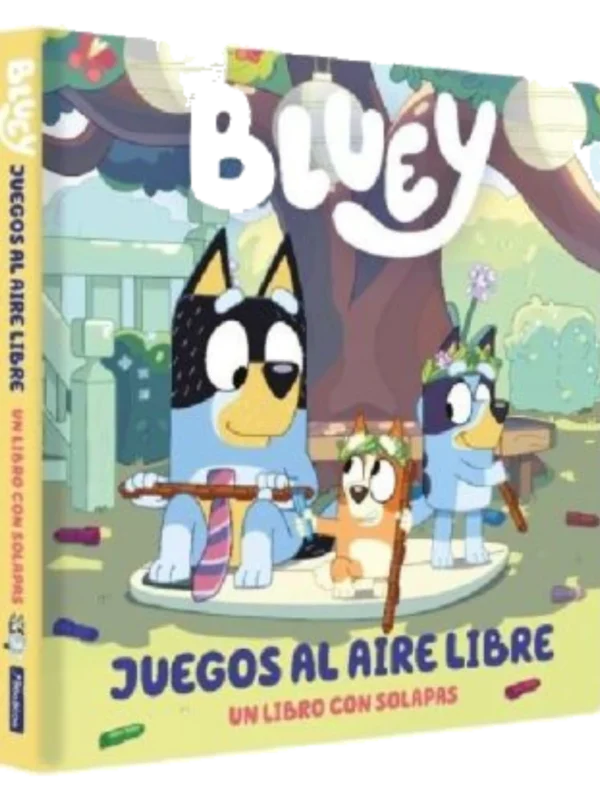 BLUEY. LIBRO DE CARTÓN CON SOLAPAS - JUEGOS AL AIRE LIBRE